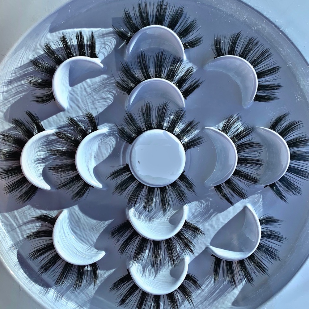 7 pair 3D mink eyelashes